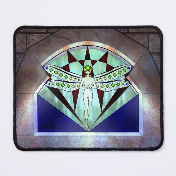 Item preview, Stained glass fairy mother earth designed and sold by MelAislingArt.