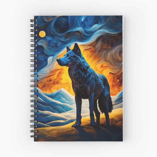 Item preview, Cosmic wolf art designed and sold by ZenStickConcept.