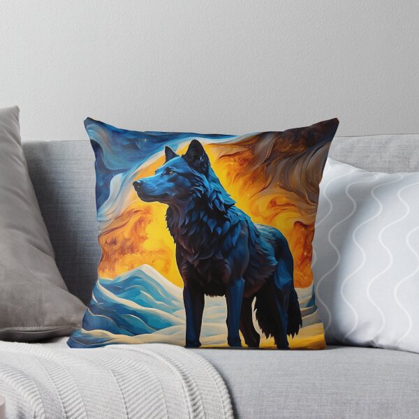 Item preview, Cosmic wolf art designed and sold by ZenStickConcept.