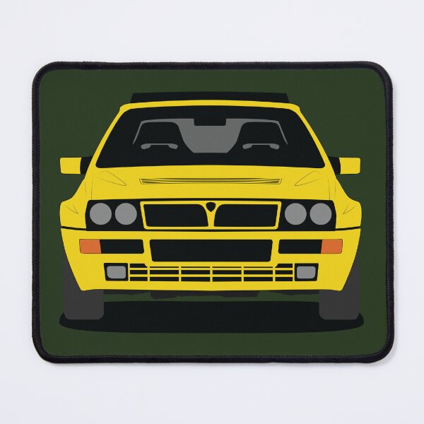 Item preview, Yellow Delta HF Integrale Evoluzione Front View designed and sold by HartCar.