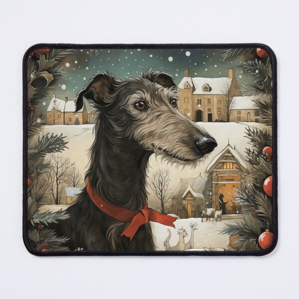 Item preview, A Christmas deerhound designed and sold by aghnadarragh.