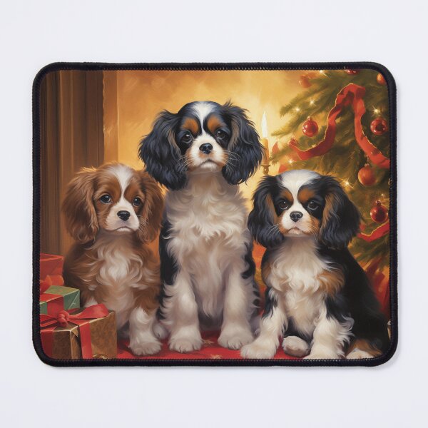 Item preview, Cavalier King Charles Spaniel Christmas card 3 designed and sold by PetsArt.