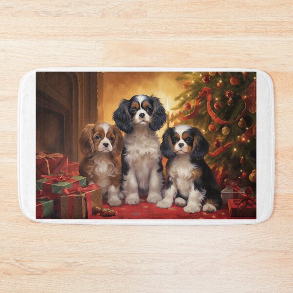 Item preview, Cavalier King Charles Spaniel Christmas card 3 designed and sold by PetsArt.