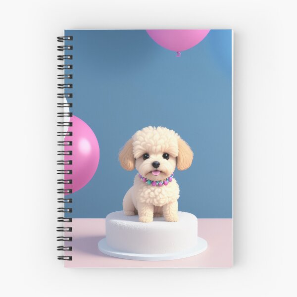 Item preview, Mini poddle puppy at a birthday party designed and sold by Tio-Tecun.