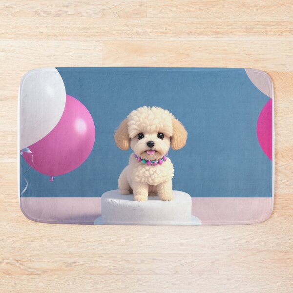 Item preview, Mini poddle puppy at a birthday party designed and sold by Tio-Tecun.