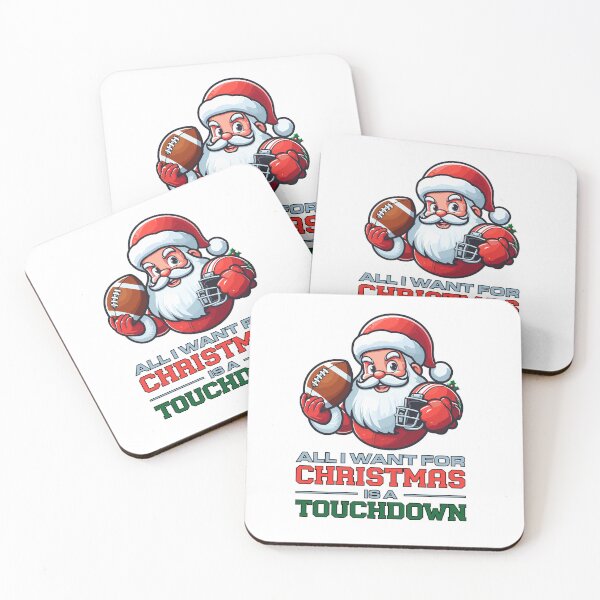 Item preview, Santa Claus  Touchdown and American football  designed and sold by Krmdesign.