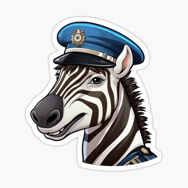 Artikel-Vorschau von Zebra Polizistin, designt und verkauft von Soulskier.