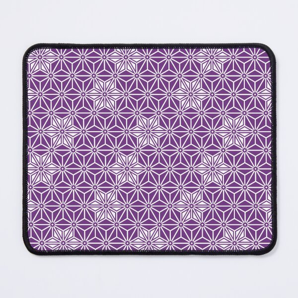 Item preview, Oriental Purple Ayame Asanoha Stars Japan Pattern designed and sold by Digital Homestead.