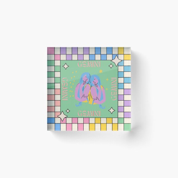 Item preview, Tiled Feel Good Gemini designed and sold by BettySpicer.