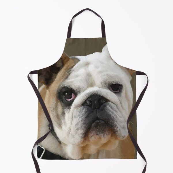 Item preview, American Bulldog Face With Sad Eyes Vector designed and sold by taiche.