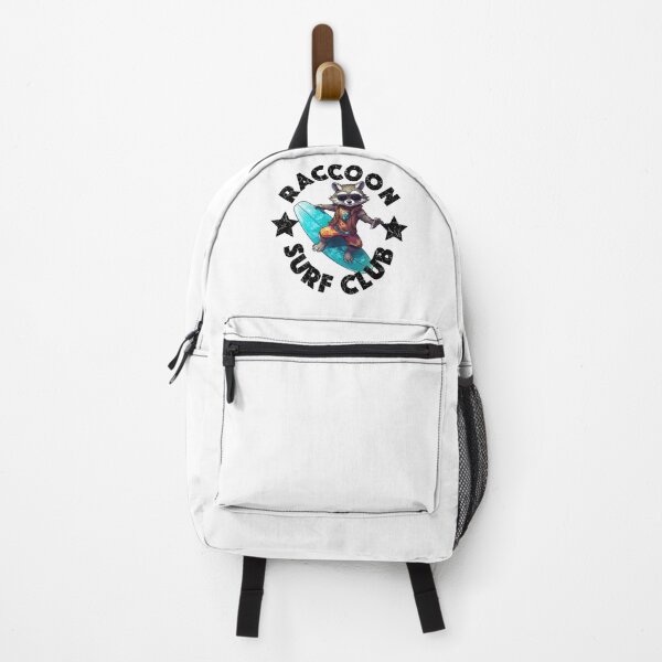Item preview, Raccoon Surfing - Surf Club (Black Lettering) designed and sold by VelvetRoom.