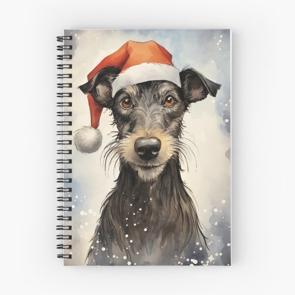 Item preview, Deerhound santa claus designed and sold by aghnadarragh.