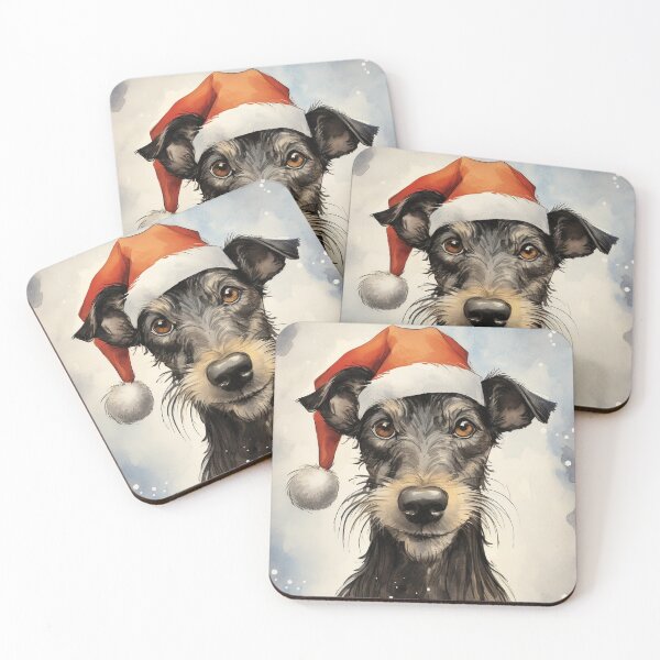 Item preview, Deerhound santa claus designed and sold by aghnadarragh.