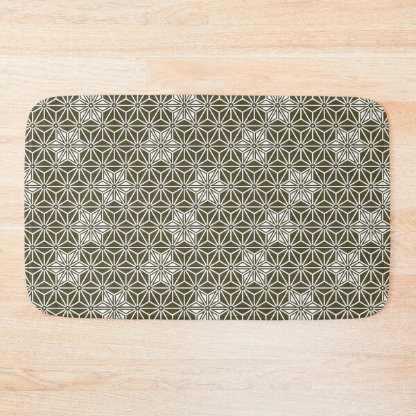 Item preview, Oriental Green Matsuba Asanoha Japan Pattern designed and sold by Digital Homestead.