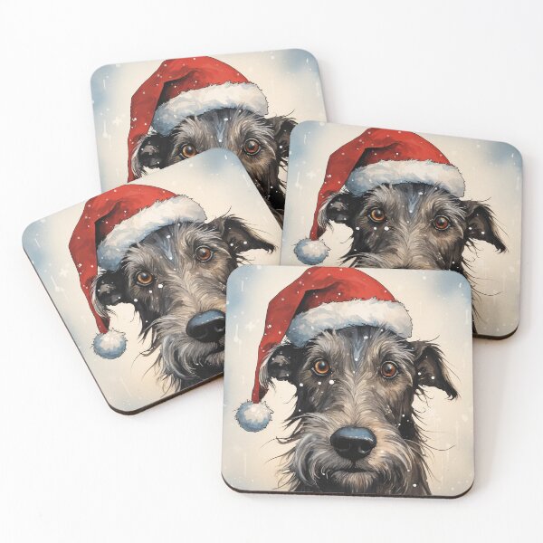 Item preview, Deerhound thinker santa claus designed and sold by aghnadarragh.