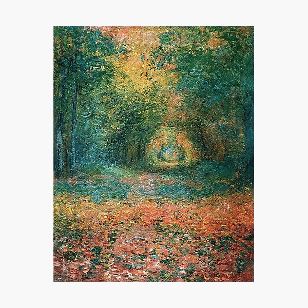 Item preview, Claude Monet's The Undergrowth in the Forest of Saint-Germain designed and sold by mosfunky.
