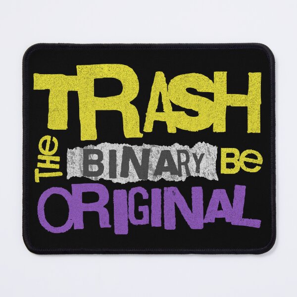 Item preview, Trash The Binary Nonbinary Gender Queer Punk designed and sold by ontrendshirts.