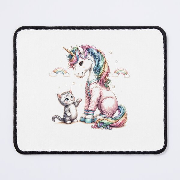 Item preview, Magical complicity: Kitten and Unicorn designed and sold by wo02.