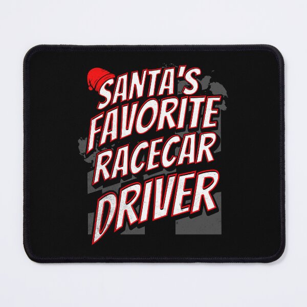 Item preview, Santa's Favorite Racecar Driver Funny Christmas Racing Xmas Car Racer Checkered Flag Holiday designed and sold by CarantinedChaos.