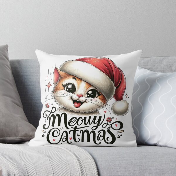 Item preview, Meowy Catmas - Festive Feline Cheer, Cute Cat designed and sold by Sonic-Store.