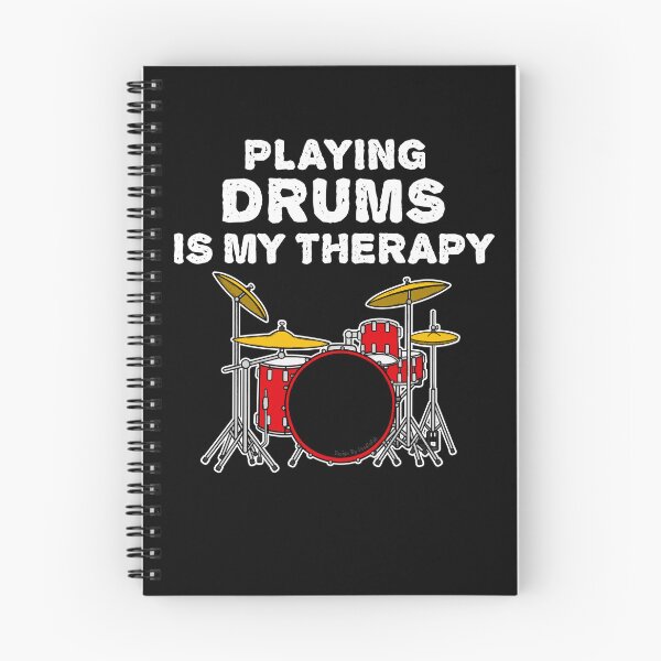 Item preview, Playing Drums Is My Therapy, Drummer Funny designed and sold by doodlerob.