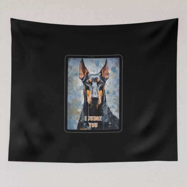 Item preview, Doberman Design I Judge You designed and sold by CheekyChimpCo.
