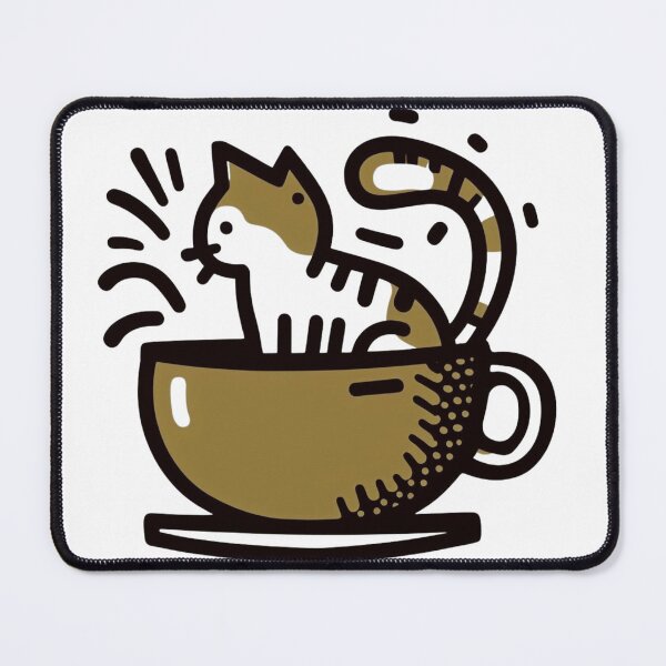 Item preview,  Cat and Coffee Cat Cult Lovely Kitty Barista Cats designed and sold by sharon1210.
