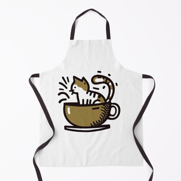 Item preview, Cat and Coffee Cat Cult Lovely Kitty Barista Cats designed and sold by sharon1210.