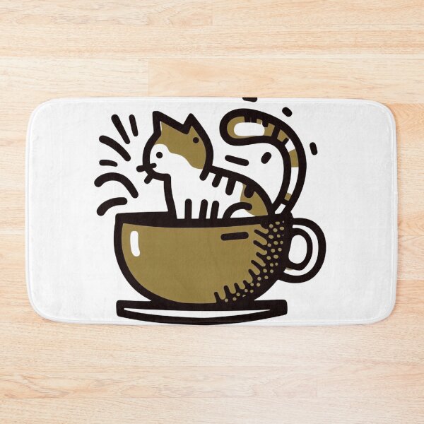 Item preview,  Cat and Coffee Cat Cult Lovely Kitty Barista Cats designed and sold by sharon1210.