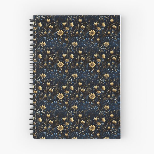 Item preview, Enchanting Midnight Garden: Starlit Floral Theme designed and sold by BloomPattern.