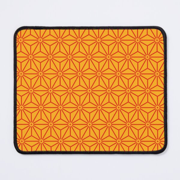 Item preview, Vintage Red Yellow Asanoha Japan Pattern designed and sold by Digital Homestead.