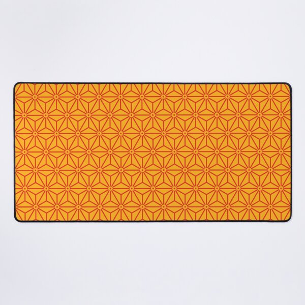 Item preview, Vintage Red Yellow Asanoha Japan Pattern designed and sold by Digital Homestead.