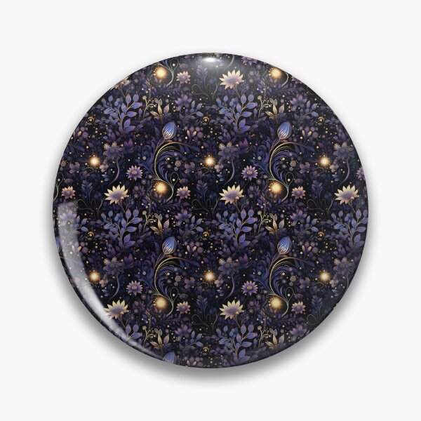 Item preview, Celestial Midnight Blossoms: Starlit Garden Art designed and sold by BloomPattern.