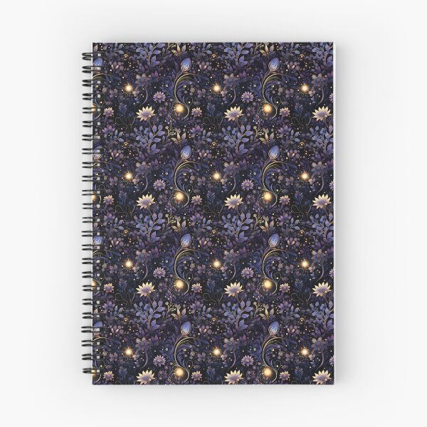 Item preview, Celestial Midnight Blossoms: Starlit Garden Art designed and sold by BloomPattern.