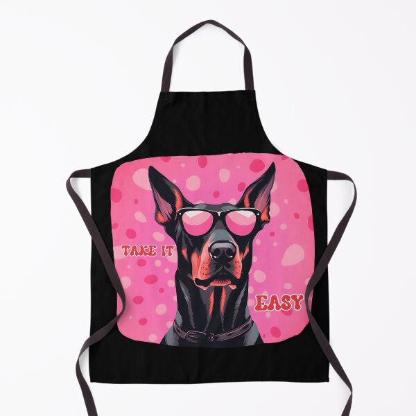 Item preview, Doberman Design Take it Easy Pink designed and sold by CheekyChimpCo.