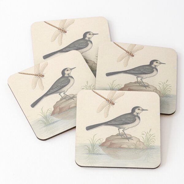 Item preview, Pied Wagtail and Dragonfly designed and sold by tomorrowsart.