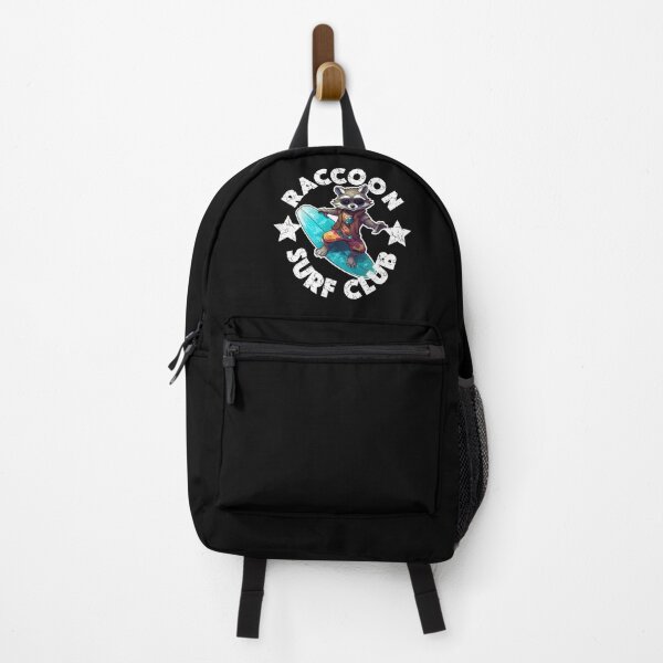 Item preview, Raccoon Surfing - Surf Club (White Lettering) designed and sold by VelvetRoom.