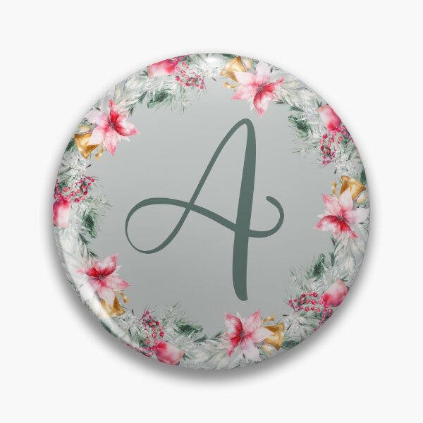 Artikelvorschau, Personalisierter Weihnachtsstern: Ein Monogramm-Weihnachtskranz entworfen und verkauft von EmeraldeaDesign.