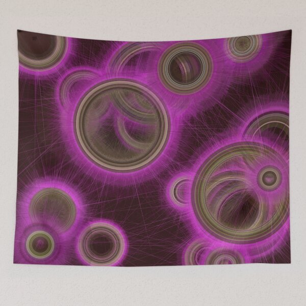 Item preview, Pink And Purple Dreamy Bubbles designed and sold by Tactux - Digital Artist.