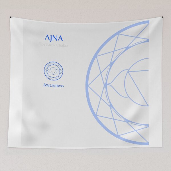 Item preview, Ajna- The brow chakra which stands for awareness. The word ajna is a third eye chakra  designed and sold by Shawlin Islam.