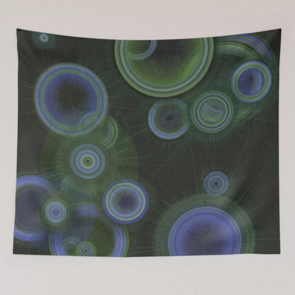 Item preview, Dark Blue Dreamy Bubbles designed and sold by Tactux - Digital Artist.