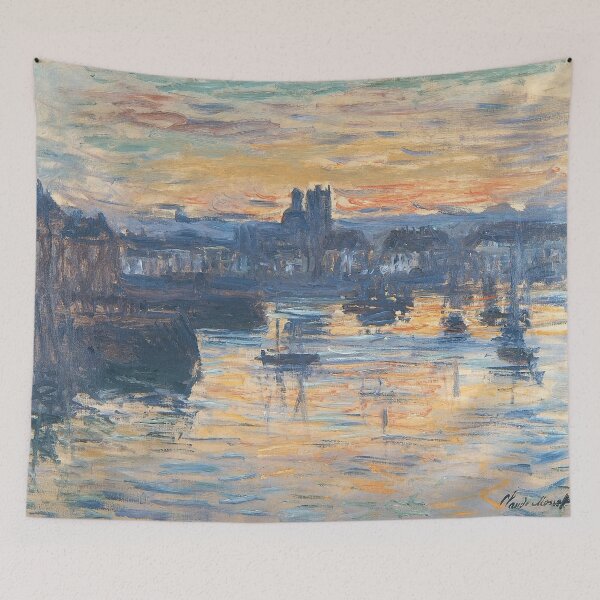 Item preview, Claude Monet's Port of Dieppe, Evening designed and sold by mosfunky.