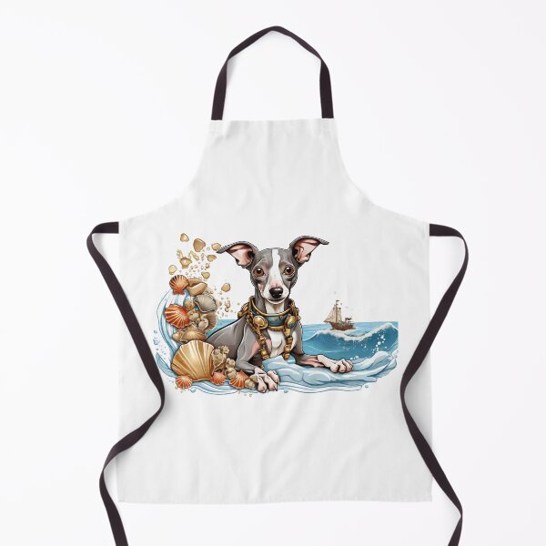 Item preview, Seaside Serenity: Italian Greyhound by the Sea designed and sold by Fenomena Designs.