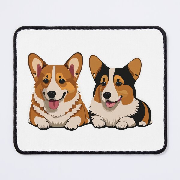 Item preview, A Pair of corgis designed and sold by Corgi-at-night.