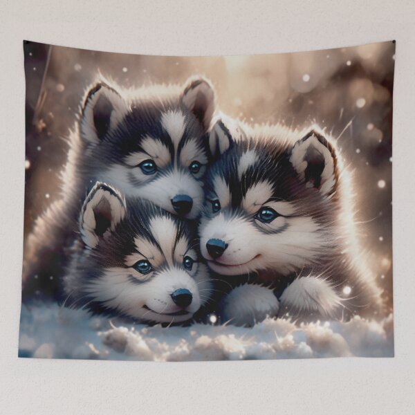 Item preview, Husky Puppies designed and sold by Dawn van Doorn.