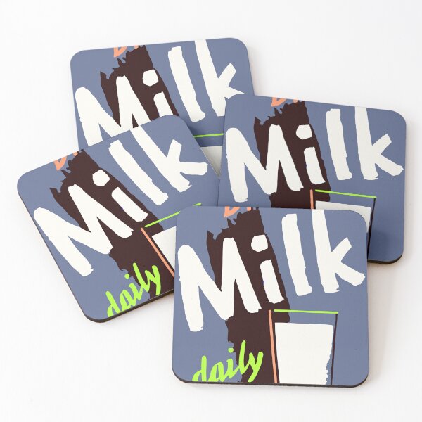 Item preview, Drink Milk Daily Vintage Graphic designed and sold by blackink-design.