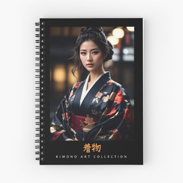 Item preview, kimono traditional japan blue asian wall art designed and sold by Kimono Art  Collection.