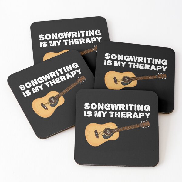 Item preview, Songwriting Is My Therapy, Acoustic Guitarist Funny designed and sold by doodlerob.