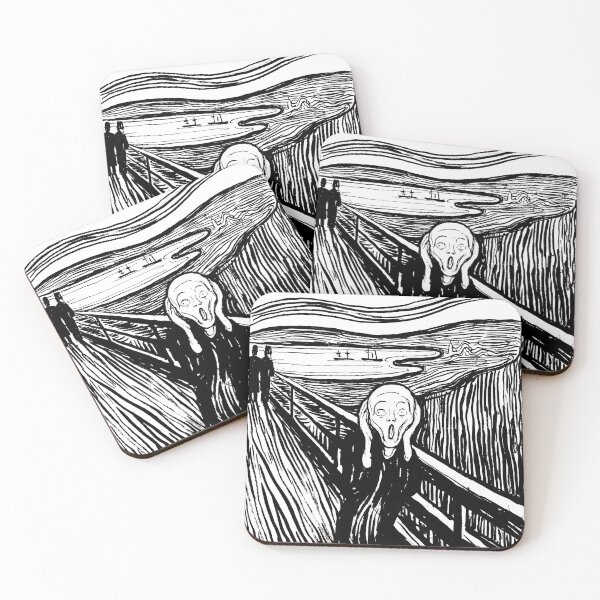 Item preview, The Scream 1895 Edvard Munch designed and sold by RocketshipRetro.