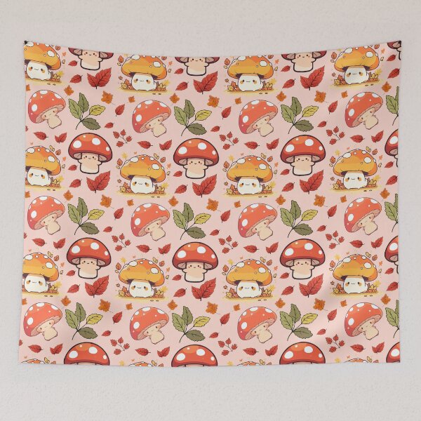 Item preview, Mushroom Fall Patterm designed and sold by mayartwrk.